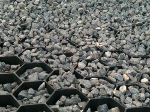 Gindmatten easy gravel 3XL / zwart