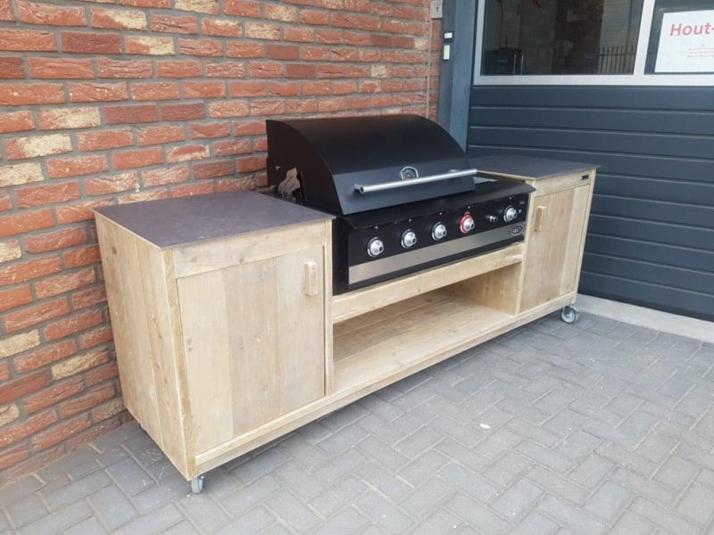 weer Midden Sportman Boretti barbecue meubel